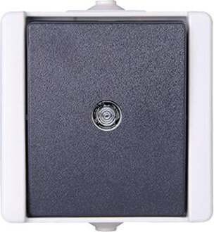 540396001 proAQA Compleet Knop spatwaterdicht Grijs 1 stuks