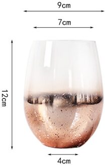 540Ml Ins Sterrenhemel Cup Huishoudelijke Glas Water Beker Milkshake Beker Ei-Vormige Cup 1