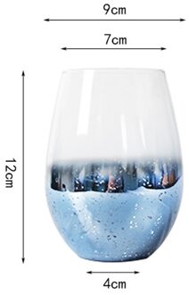 540Ml Ins Sterrenhemel Cup Huishoudelijke Glas Water Beker Milkshake Beker Ei-Vormige Cup 2