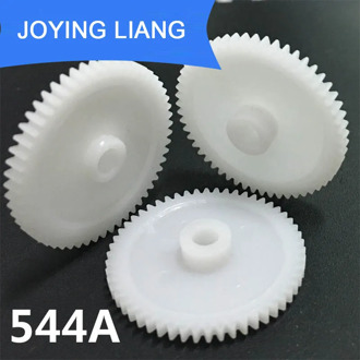 544A 0.5M 28MM Big Gear Modulus 0.5 54 Tooth 4mm Hole Plastic Gear Wheel Toy Accessories 10pcs/lot