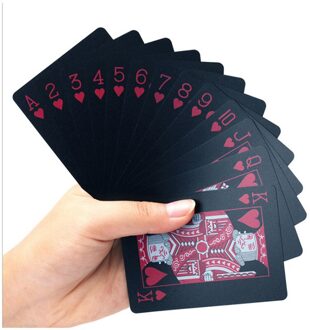 54Pcs Speelkaart Bordspel Kaarten Waterdichte Plastic Poker Pvc Speelkaarten Dek Van Kaarten Poker gokken