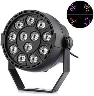 54W Led Par Licht 54 Led Rgbw Par Licht DMX512 Achtergrond Sterven Light Party Disco Professionele Podium Par Licht 12 LED PAR licht / uk plug
