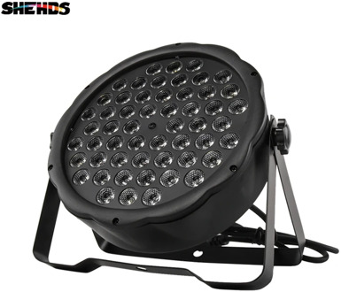 54x3W LED Par Light RGBW Disco Wash Light Equipment 8 Channels DMX 512 LED Uplights Strobe Stage Lighting Effect Light 12x3W