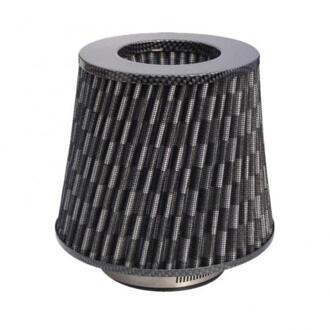 55% Verkoop76Mm Universele Auto Koude Intake Inductie Sport Power Mesh Cone Air Flow Filter koolstof Grain