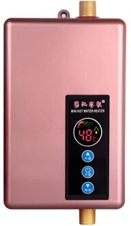 5500W 220V Intelligente Constante Temperatuur Instant Led Display Elektrische Boiler roze