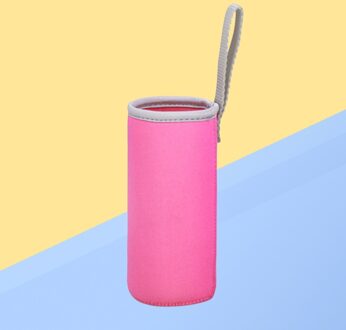 550Ml Water Fles Carrier Bag Pouch Cover Geïsoleerde Fles Water Houder Cup Sets Geweldig Voor Rvs Glas Of siz rooskleurig