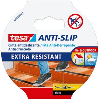 55588-00000-11 Anti-sliptape Zwart (l x b) 5 m x 50 mm 1 stuk(s)