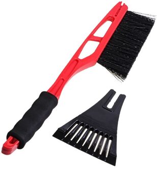 55Cm 2-In-1 Auto Ijskrabber Sneeuw Remover Schop Borstel Venster Voorruit Voorruit Deicing Schoonmaken Schrapen tool Borstel # G