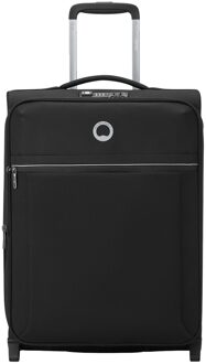 55cm Polyester Koffer met TSA-slot Delsey , Black , Unisex - ONE Size