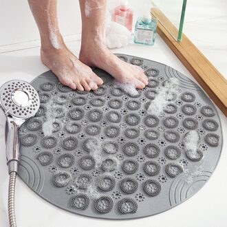 55Cm Ronde Pvc Antislip Siliconen Bad Massage Kussen Borstel Voor Luie Wassen Voeten Schoon Dode Huid Badkamer antislip Mat 04