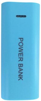 5600 Mah 2X 18650 Usb Power Bank Battery Charger Case Diy Doos Voor Iphone Batterij Opladen Case 18650 Batterijen Opslag gevallen Blauw