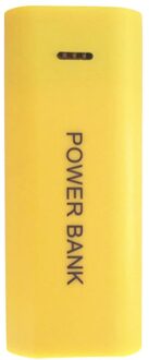 5600 Mah 2X 18650 Usb Power Bank Battery Charger Case Diy Doos Voor Iphone Batterij Opladen Case 18650 Batterijen Opslag gevallen Geel