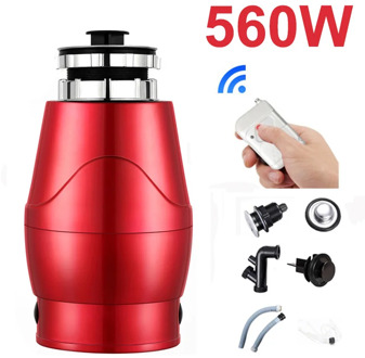 560W Kitchen Garbage Disposal Crusher Food Waste Disposers Stainless Dteel Grinder Appliances