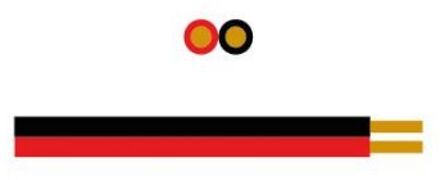 56707 Luidsprekerkabel 2 x 0.50 mm² Rood/zwart 100 m