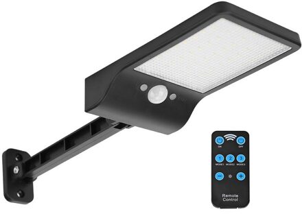 56LED Solar Motion Sensor Wandlamp Outdoor Straat Lamp Met Afstandsbediening Outdoor Tuin-Yard-Power-Muur-Lamp 50LED