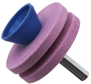 56Mm Grasmaaier Puntenslijper Vier-Layer Slijpsteen Grasmaaier Blade Puntenslijper Dubbele Slijpen Boor Universele Slijpen Boor Bezuinigingen type 2