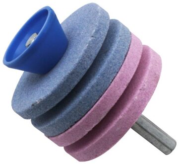 56Mm Grasmaaier Puntenslijper Vier-Layer Slijpsteen Grasmaaier Blade Puntenslijper Dubbele Slijpen Boor Universele Slijpen Boor Bezuinigingen type 3