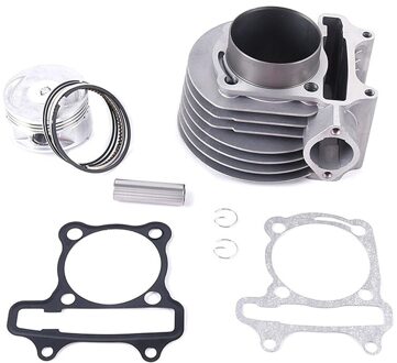 57.4mm Cilinder Piston set/Top End Kit voor 4 takt Scooter Bromfiets ATV QUAD GY6 150 157QMJ 1P57QMJ