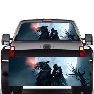 57.9X18.1 Inch Voor Truck Jeep Suv Pickup 3D Achter Voorruit Decal Sticker Decor Achterruit Glas Poster