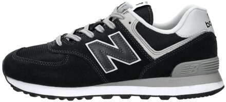 574 sneaker met suède details Zwart - 42