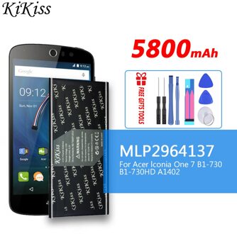 5800Mah MLP2964137 Batterij Voor Acer Iconia Een 7 B1-730 B1-730HD A1402 Laptop Tabletten Batterij