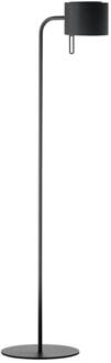 58140080 vloerlamp, zwenkbaar zwart gepoedercoat