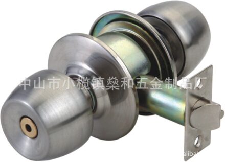 5831 Deurslot Zware Cilindrische Knop Rvs Deurslot Sferische Lock