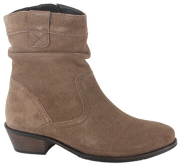 584.004-0134-h dames enkellaarzen gekleed Beige - 40