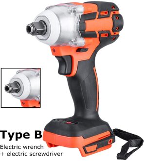 588N. M Draadloze Oplaadbare Borstelloze Gemotoriseerde Elektrische Sleutel 1/2 Socket Handheld Gereedschap Slagmoersleutel Elektrische Power Tool type B