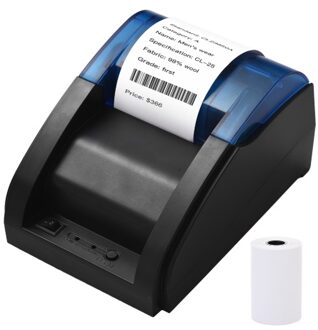 58mm Desktop Receipt Printer POS Printer Direct Thermal Printing Support ESC/POS for Shipping Restaurant Kitchen Supermarket Home Small Business Retail Store