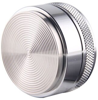 58Mm Verstelbare 304 Rvs Spiegel Koffie Espresso Sabotage Zilver Drie Schuine Hellingen Base Flat/Draad Distributie Gereedschap