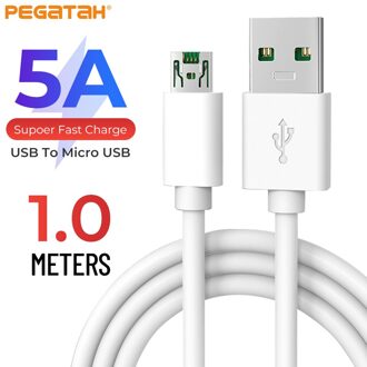 5A 1M Micro Usb Snelle Mobiele Telefoon Oplader Kabel Gebruikt Voor Micro Usb Snel Opladen Mobiele Telefoon Android Micro Charger Data kabel