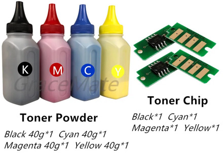 5A Toner and Chip Easy Refill Compatible for Xerox Phaser 6510 Dn WorkCentre 6515 6515n Dni Printer Powder Refill and Chip