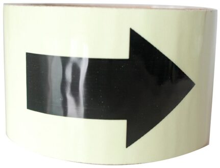 5Cm * 1M Lichtgevende Tape Met Pijlen Zelfklevende Fluorescent Glow In The Dark Veiligheidswaarschuwing Tape waterdichte Strip Sticker Acehe
