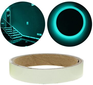 5Cm * 1M Lichtgevende Tl Night Zelfklevende Glow In Dark Sticker Tape Veiligheid Veiligheid Thuis decoratie Waarschuwing Tape groen