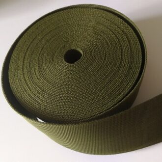5Cm Breedte 5 Meters/partij 900D Pp Singels Voor Tassen Gevlochten Bandjes Rugzak Riem leger groen