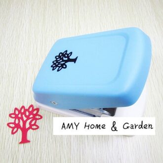 5Cm Extra Grote Holle-Out Embosser Diy Bloem Besparen Arbeid Scrapbooking Machine Materiaal Papier Punch Perforators Forma de Eva 1 Tree