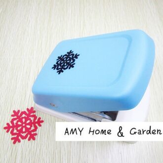 5Cm Extra Grote Holle-Out Embosser Diy Bloem Besparen Arbeid Scrapbooking Machine Materiaal Papier Punch Perforators Forma de Eva 3 snow