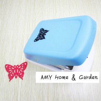 5Cm Extra Grote Holle-Out Embosser Diy Bloem Besparen Arbeid Scrapbooking Machine Materiaal Papier Punch Perforators Forma de Eva 4 vlinder