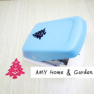 5Cm Extra Grote Holle-Out Embosser Diy Bloem Besparen Arbeid Scrapbooking Machine Materiaal Papier Punch Perforators Forma de Eva 6 Christmas tree