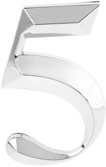 5Cm Huisnummers 0 Tot 9 Zelfklevende Deur Stickers Teken Voor Kantoor Appartement Hotel J2HC geel