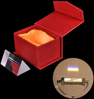 5Cm Mini Prism Optical Glass Triple Driehoekig Prisma Refractor Natuurkunde Experiment Onderwijs Accessoires