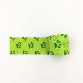 5Cm X 4.5M Kleurrijke Kat Voeten Zelfklevende Elastische Bandage Kleurrijke Sport Tape Emergency Spier Tape Ehbo tool Knie Ondersteuning nee.5