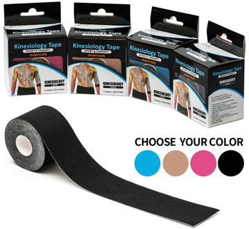 5cm x 5m Sports Kinesiology Tape Cotton Rock Physical Therapy Basketball Soccer K Active Knee Pain Muscle Tapes