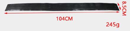 5D Carbon Fiber Plakband Auto Instaplijsten Protector Strip Anti Kras Scuff Plaat Pedaal Strip Krasvast Beschermende Tape 104x8.5CM