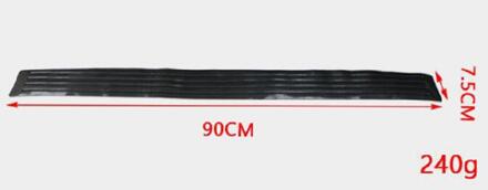5D Carbon Fiber Plakband Auto Instaplijsten Protector Strip Anti Kras Scuff Plaat Pedaal Strip Krasvast Beschermende Tape 90x7.5CM