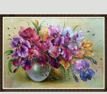 5D Diamant Schilderen Creatieve Bloem Kruissteek Home Decor Muur Tekening Borduurwerk Diamant Schilderij