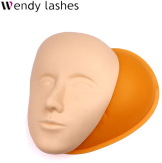 5D Face Makeup Practice Tools Theatrical Makeup For Face Eyelash Eyebrow Lip Tattoo Practice Tattooist Training Skin Supplies