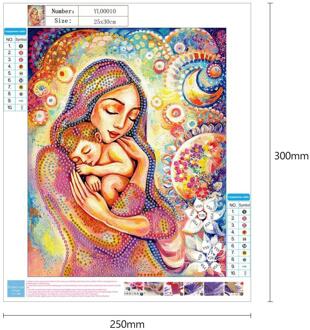 5D Speciale-Vormige Diamant Schilderen Pauw Uil Diy Kruissteek Borduren Duurzaamheid En Non-Fading Mozaïek Craft Kit 30X25cm