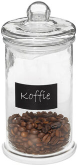 5five 4x stuks snoeppotten/voorraadpotten 1,6L glas met deksel en krijtvlak